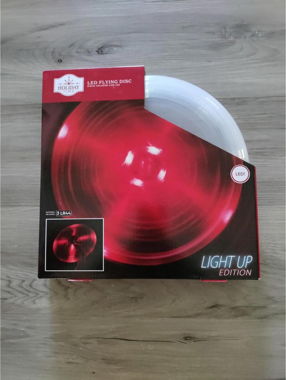 LED Flying Discs 1 Red